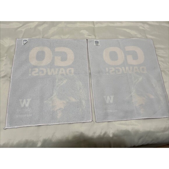 2 NCAA Georgia Bulldogs "Go Dawgs" Sports/Golf Bag Fan Rally Towel 14.75x 17.75" - Picture 14 of 16